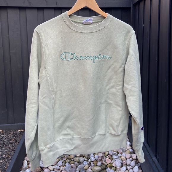 Green Champion crew neck sweater - Picture 4 of 7